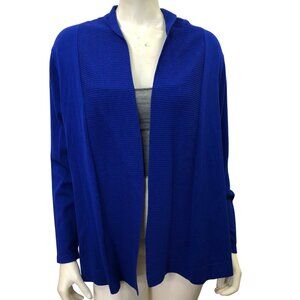 Leo & Nicole Womens Open Cardigan Sweater PL NWT‎